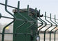 Geweld draadnet 6,0 mm gebogen metaal tuin hek beveiliging PVC coating