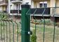 Tuinbeveiligingsperimeter 0,4 mm gebogen metalen hek 3d draadnet Perzikvormige post