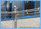 Geweven vinyl gecoate ketting Link hek poort met gegalvaniseerd staaldraad Fit achtertuinen