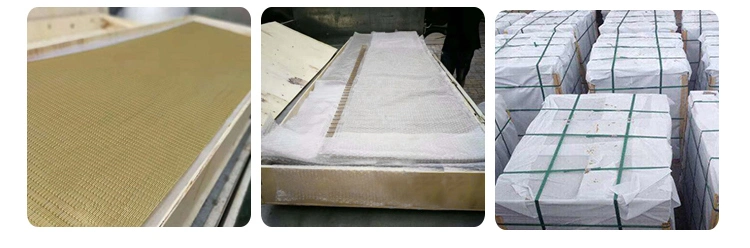 Decoratieve metalen gekrimpte platte draadscherm van roestvrij staal voor meubelkasten 3