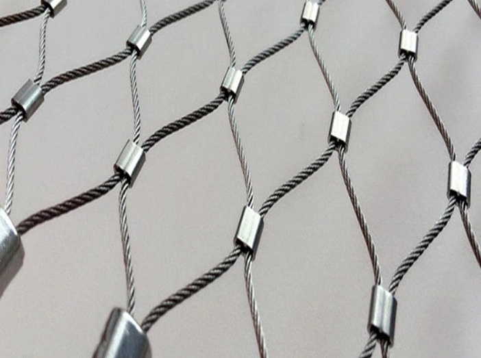 Dierentuin Cage Bescherming Roestvrij staal hek Screen Mesh Uitbreiding Web Draad touw Kabel Net 0