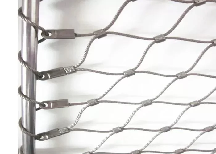 Dierentuin Cage Bescherming Roestvrij staal hek Screen Mesh Uitbreiding Web Draad touw Kabel Net 5