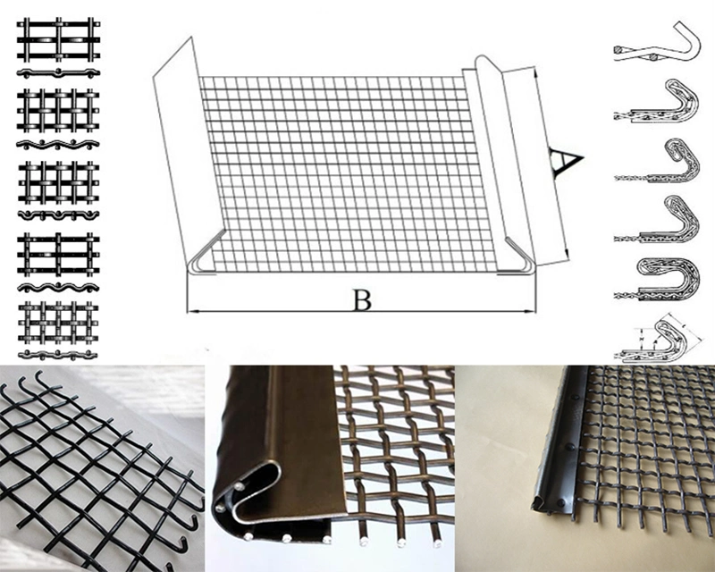 Hoog trekvermogen 65 Mn steengroever Crimped Wire Woven Screen Mesh voor vibratie 3
