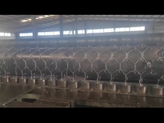 ASTM A 975 PVC-gecoate gabion manden Double Twisted Woven Mesh Fit Riverbank