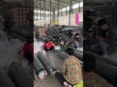 Groen 20 Ga Metalen Draadgaas Decoratief Zeshoekig Draadnet PVC Gecoat