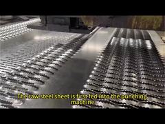 Warm gedompelde ronde gat S275jr gegalvaniseerd stalen rooster