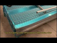 Roestvrijstalen 2MM gegalvaniseerde stalen rooster 240 * 4020MM / Antislip traanplaten