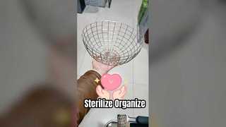 Steriliseer en organiseer de mand voor medische hulpmiddelen