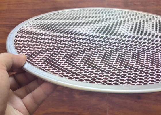 7/12/13/15/20 Inch Wire Mesh Pizza Pan Aluminum Alloy Thicken