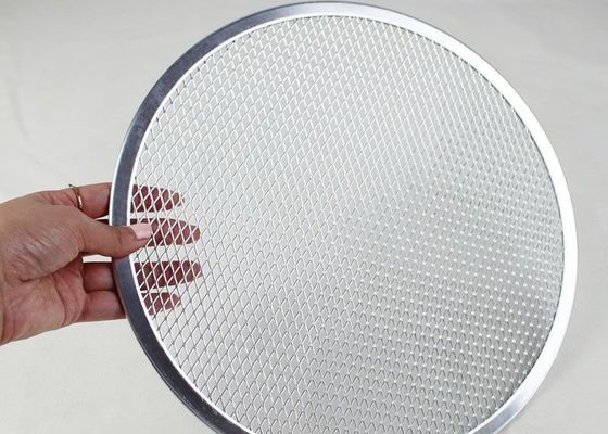7 / 12/13/15/20 Duim de Draad Mesh Pizza Pan Aluminum Alloy maakt dik