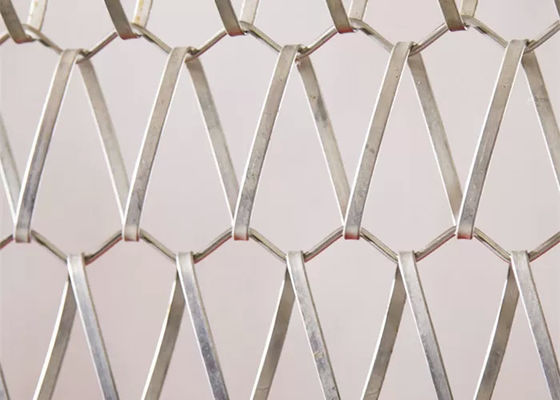 Metal Link Spiral 3mm Decorative Wire Mesh Panels Net Voor Gordijn