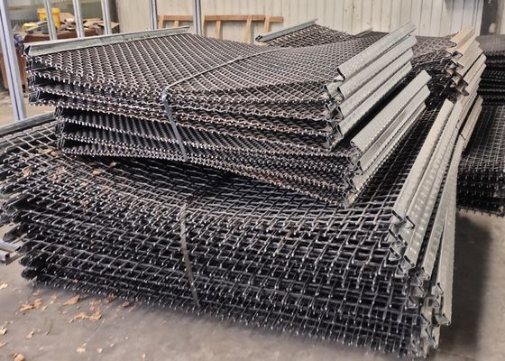 Het geplooide Zeven van Mesh Vibrating Screen For Mine van de Stenen Maalmachinedraad