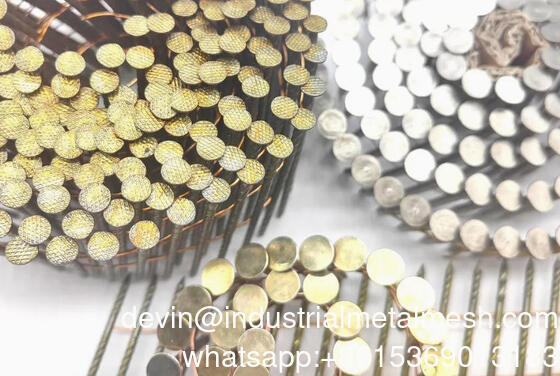 China Fabriek Pallet Nagel Verf Coating Verzamelde Spiraal Schacht Coil Daknagel