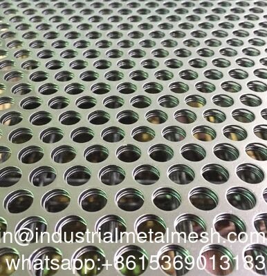 Ronde gat geslepen geperforeerd aluminium roestvrij gegalvaniseerd metalen mesh paneel Hot Sale in Egypte
