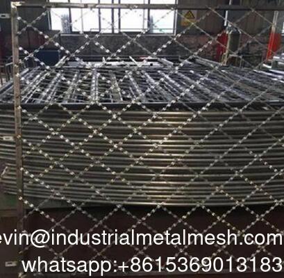 150X300mm Razor Welded Mesh voor anti-klimmen hekken