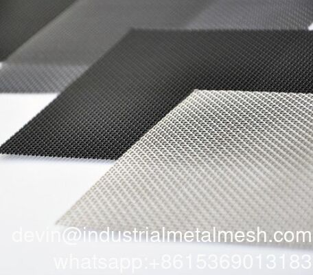 Roestvrij staal 304 geweven gaas insectenhorren beveiligingsscherm voor ramen klamboe