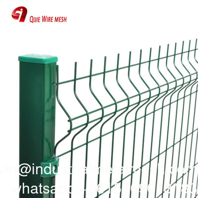Durable 3D Curved Garden Security Fence Panels with Galvanization