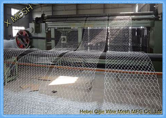 2x1x1m 80X100 Hot Dip Galvanized Hexagonal Gabion Mattress For Retaining Walls