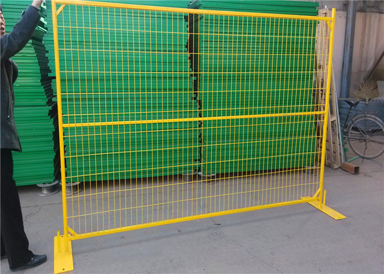 Assembled Canada Temporary Construction Fence Panels Galvanized Temporary Fencing