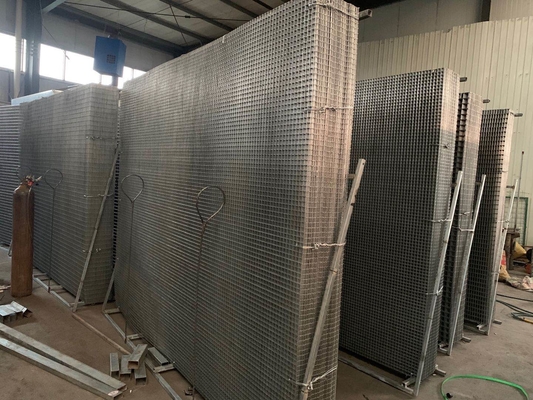 2“ Vierkante gegalvaniseerde Las Mesh Fence Panels, Staal Mesh Screen For Agricultural/Vervoer