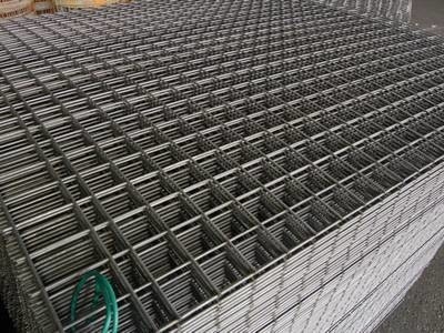 Net 6mm Gegalvaniseerd Mesh Panel 2x2 van de ijzerdraad voor Omheining