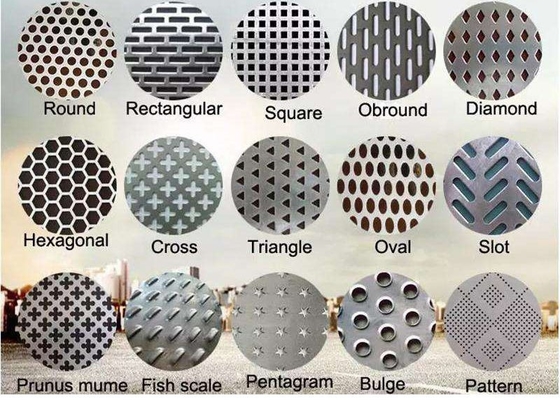 Netwerk van filtratie het Decoratieve Roestvrij staal Geperforeerde Metaal 304