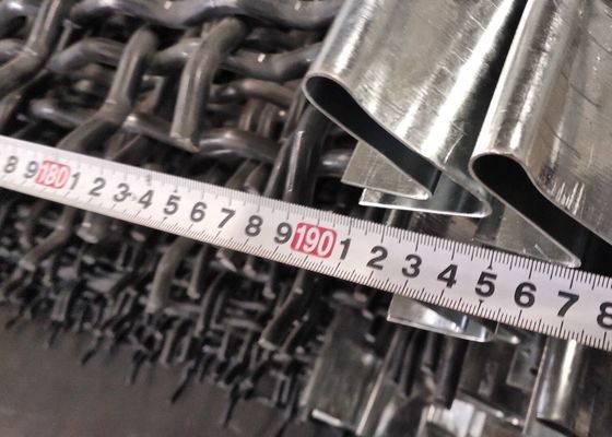 Het hoge Koolstofstaal plooide Geweven Draad Mesh Vibrating