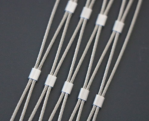 20x20mm van de het Roestvrije staaldraad van het Duidelijk Weefselmetaal de Kabelnetwerk