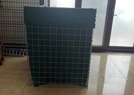 De op zwaar werk berekende Gabion-Barrière Mil 1 2 3 4 5 6 7 8 9 10 11 12 van Hesko van de Ontploffingsmuur 19