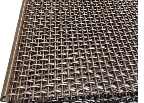 304 Mesh Crimped roestvrij staal draad mesh voor mijnbouw Vibrating Swing Screen Mesh