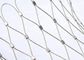 Diamant gat 1 2 inch 3 inch 304 316L roestvrij staal Flexible draad touw mesh Netten voor Bijd Aviary
