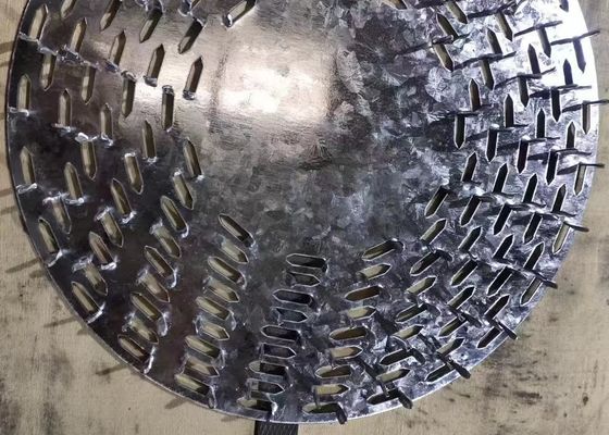 7" diameter anti-splitsplaat rond gegalvaniseerd
