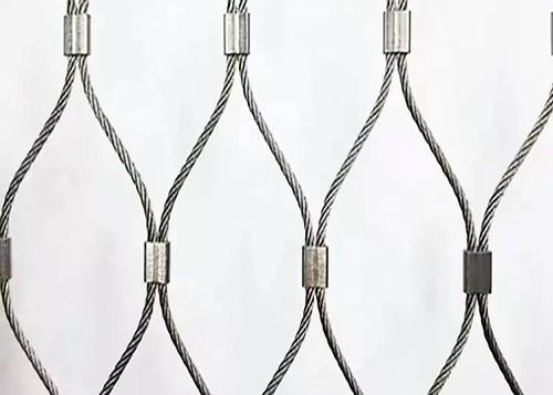 Inox 316 roestvrijstalen kabelnet Custom Ferrule Type X Tend