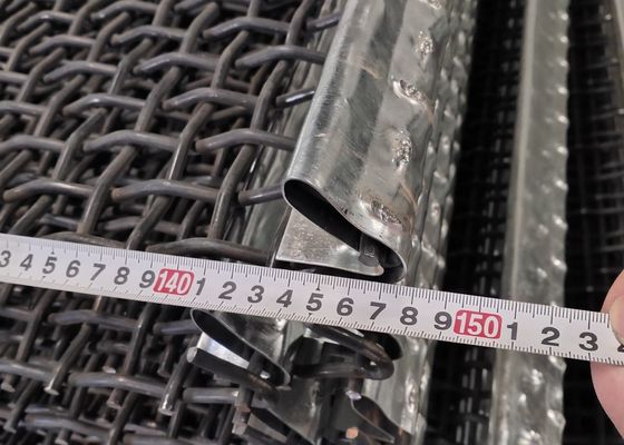 0,7 - 20 mm Gi geplooid gaas 45# medium koolstofstaal