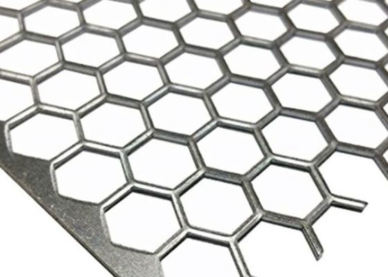 Hexagonaal Gatenblad Geperforeerd Metaal Mesh Stainless Steel