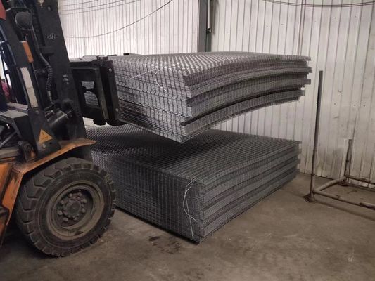 3.4mm Draad*15cm Mesh *1.22*2.44 Zwart gelast draad mesh Panel voor Canada
