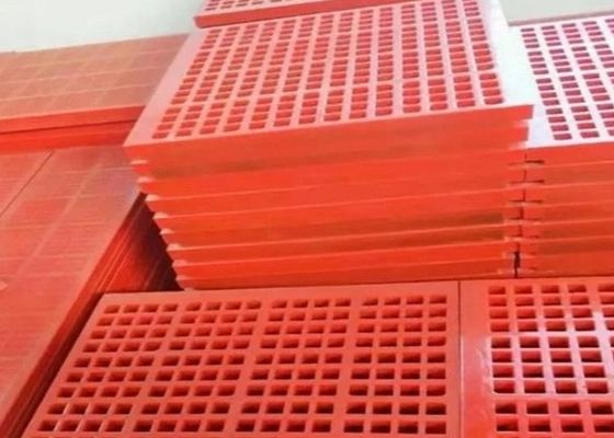 Drum Scrubber Mill Polyurethane Rubber Trommel Screen Panels PU Urethane Trommel Screens