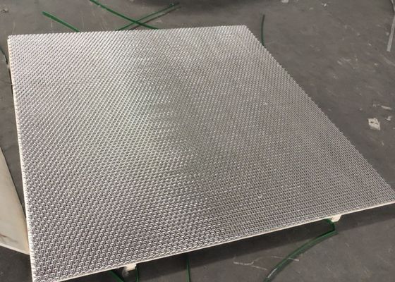Hoge treksterkte 8x13mm Opening roestvrij staal gekrimpd gaas