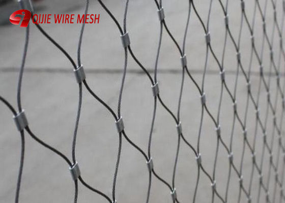 SS316 Ferrule Diamond Flexible Inox Rustvrij staal Draadkabel Nettouw Mesh