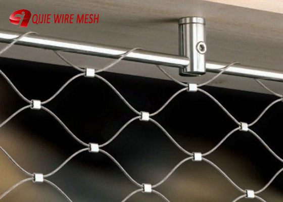 SS316 Ferrule Diamond Flexible Inox Rustvrij staal Draadkabel Nettouw Mesh