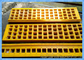 Urethaan Vibrating Sieve Screen Yellow Colour Fit Aggregate Ore Processing