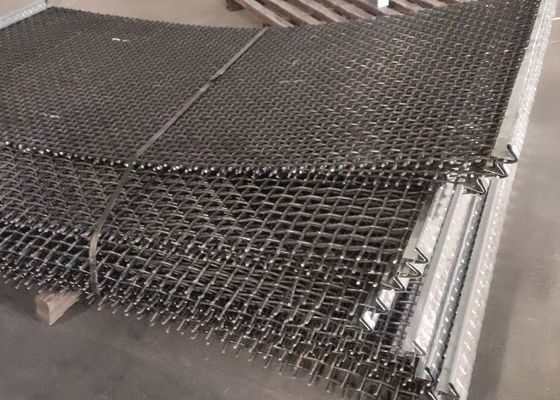 Stalen gekrimpd draadnet Vibrating Stone Quarry Shaker Screen Mesh