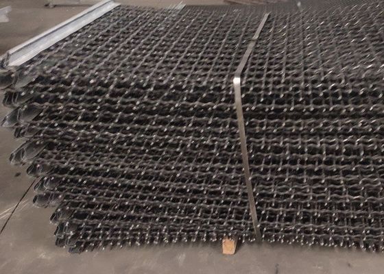 Stalen gekrimpd draadnet Vibrating Stone Quarry Shaker Screen Mesh