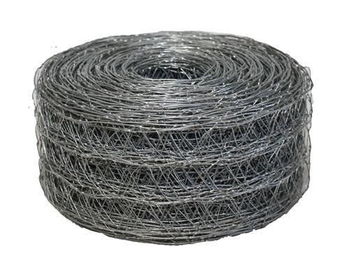 Carbon Steel Black Brick Wall Wire Mesh 2,5" x 60ft