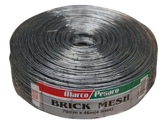 Carbon Steel Black Brick Wall Wire Mesh 2,5" x 60ft