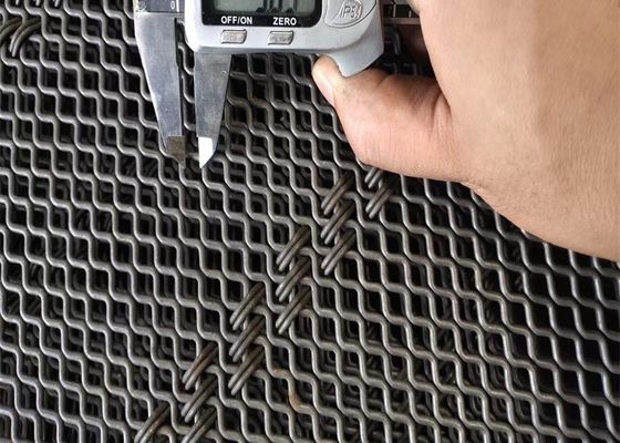 Het slot Geplooide Scherm Mesh Woven van de Draadmijnbouw 1mm Grootte