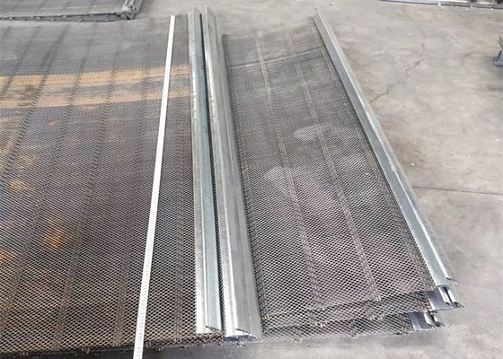 Zwart Ijzer 4mm het Trillende Scherm Mesh Square Woven Crimped Wire