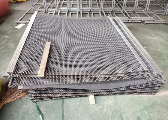 65mn het vastgehaakte Trillende Scherm Mesh For Quarry Stone Crusher