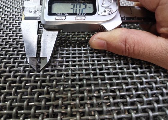 Geplooide Draad 65mm Zand Mesh Vibrating Screen 1.5m X 1.95m