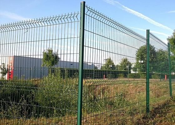 3D gebogen hek paneel driehoek gebogen hek